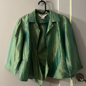 Allison Taylor 100% Silk Wrap Blouse Sz. S